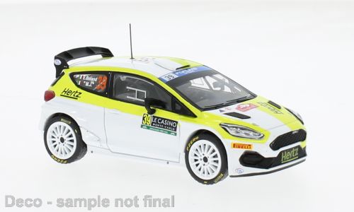 1:43 Ixo - Ford Fiesta Rally2, No.39, WRC, Rallye Monte Carlo, E.Boland/M. Joseph, 2024