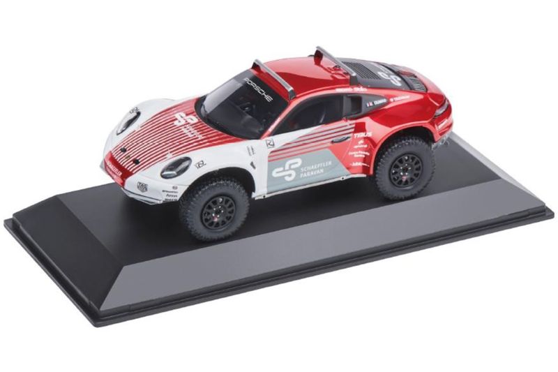 1:43 Porsche Dealer - Porsche 911 OFFROAD (992) Limited Edition Red White