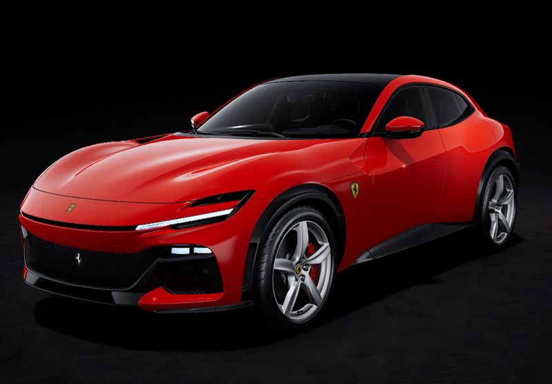 1:43 BBR - Ferrari Purosangue 2023 - Panoramic Roof Standard Rims Red Corsa 1:43 BBR - Ferrari Purosangue 2023 - Panoramic Roof Standard Rims Red Corsa