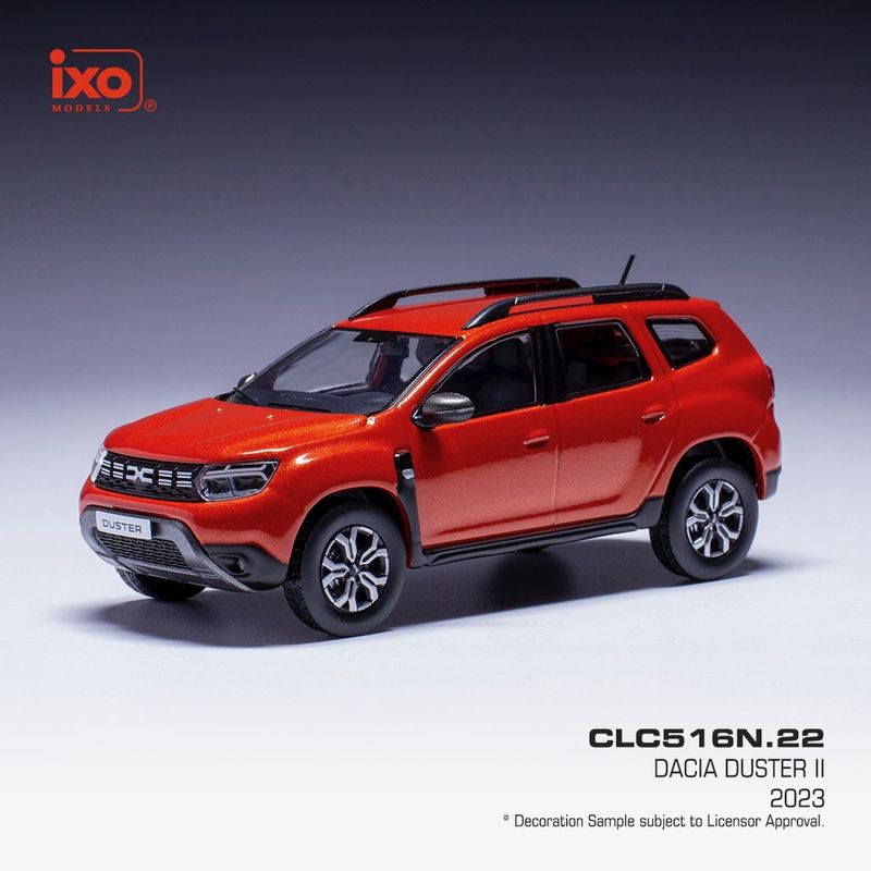 1:43 Ixo - Dacia Duster II, rot, 2023 1:43 Ixo - Dacia Duster II, rot, 2023