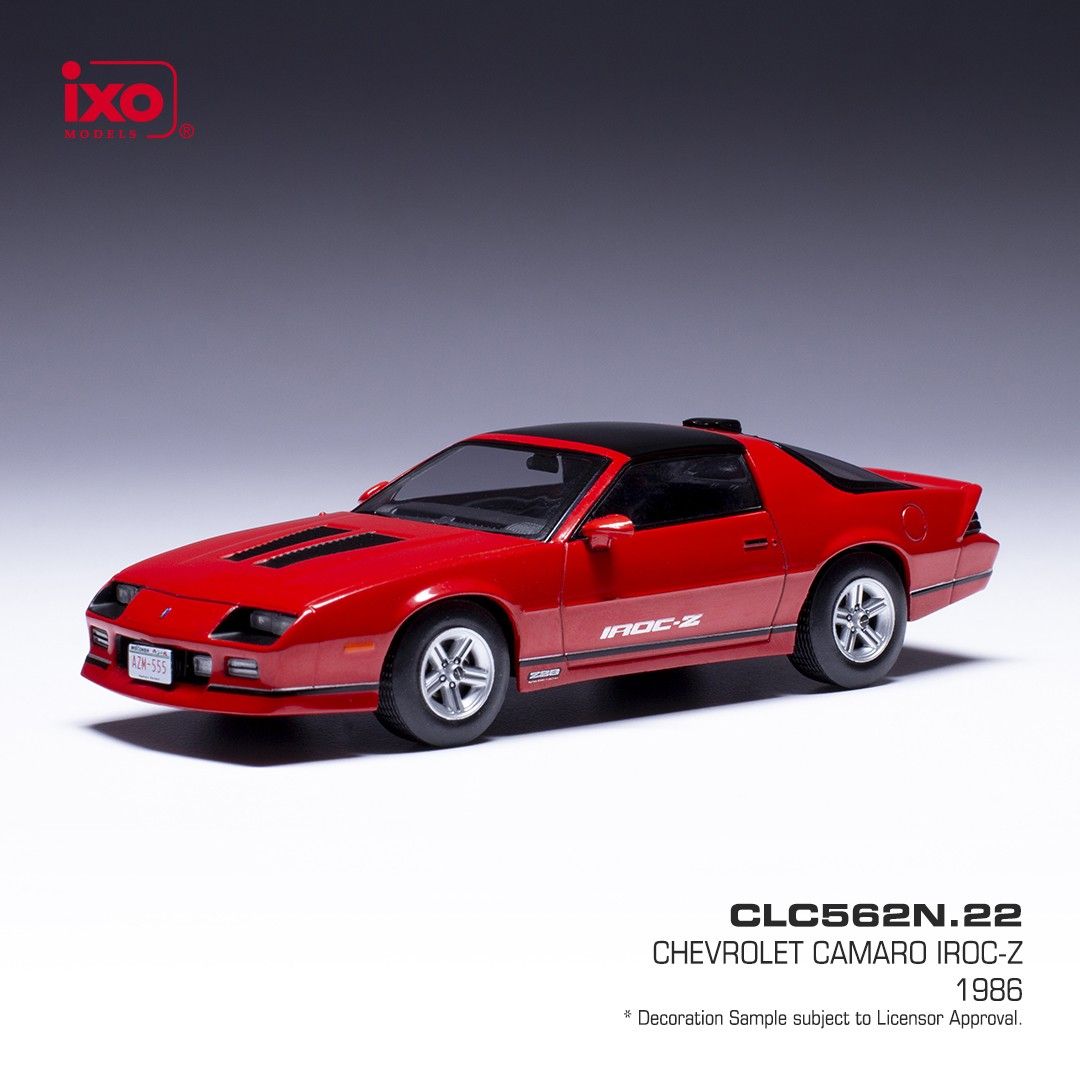 1:43 Ixo - Chevrolet Camaro IROC-Z, rot, 1986