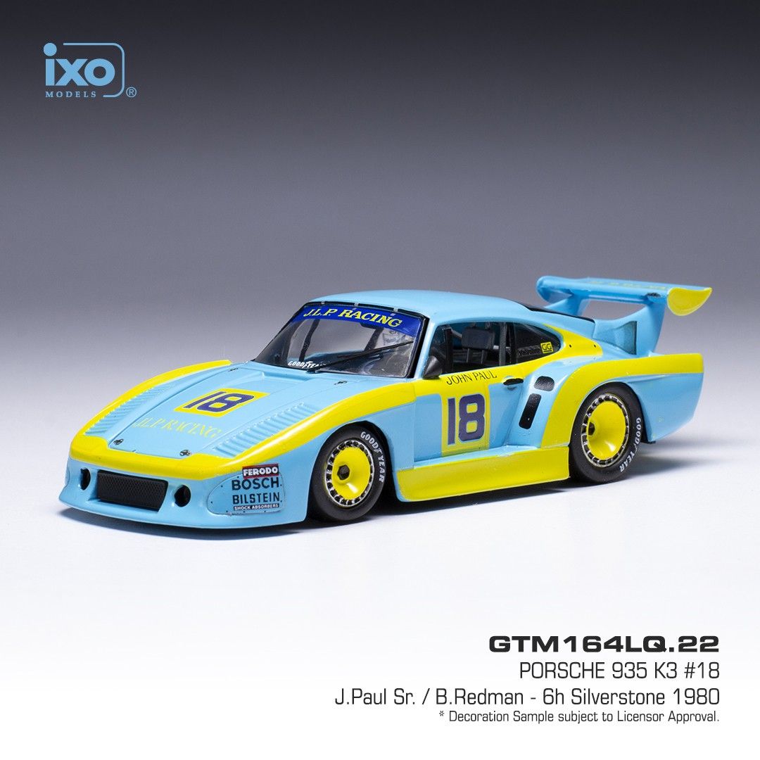 1:43 Ixo - Porsche 935 K3, No.18, 6h Silverstone, J.Paul Sr./B.Redman, 1980