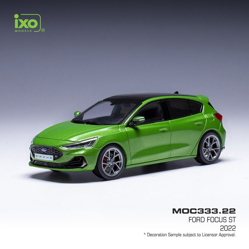 1:43 Ixo - Ford Focus ST, metallic-grün, 2022 1:43 Ixo - Ford Focus ST, metallic-grün, 2022