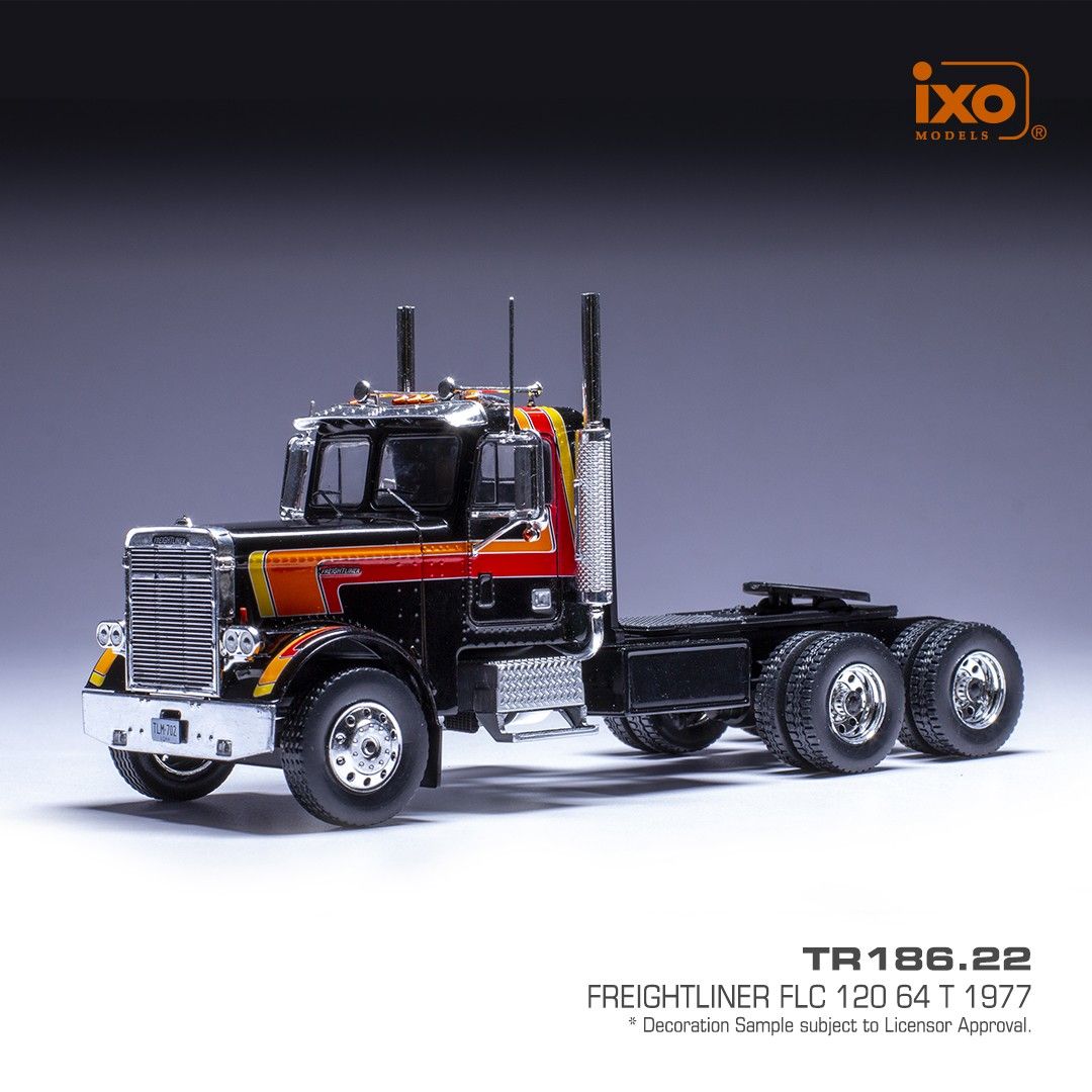 1:43 Ixo - Freightliner FLC 120 64 T, schwarz, 1977