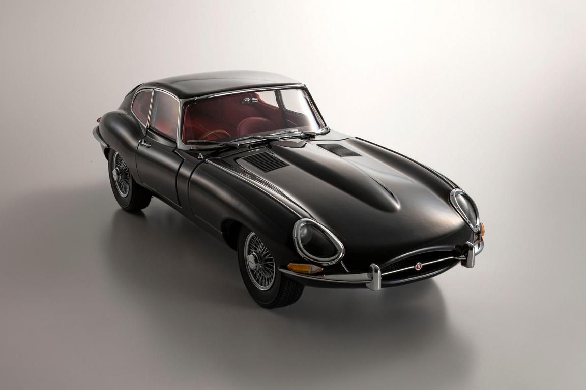 1:18 Kyosho - 1961 Jaguar E-Type Coupe MK1 RHD Black