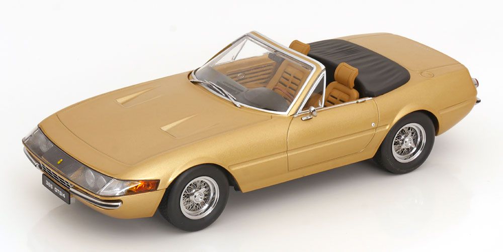 1:18 KK Scale - Ferrari 365 GTS Daytona Cabrio 1.Serie 1969 goldmetallic
