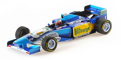 1:18 Minichamps - BENETTON RENAULT B195 – MICHAEL SCHUMACHER – WINNER PACIFIC GP WORLD CHAMPION 1995