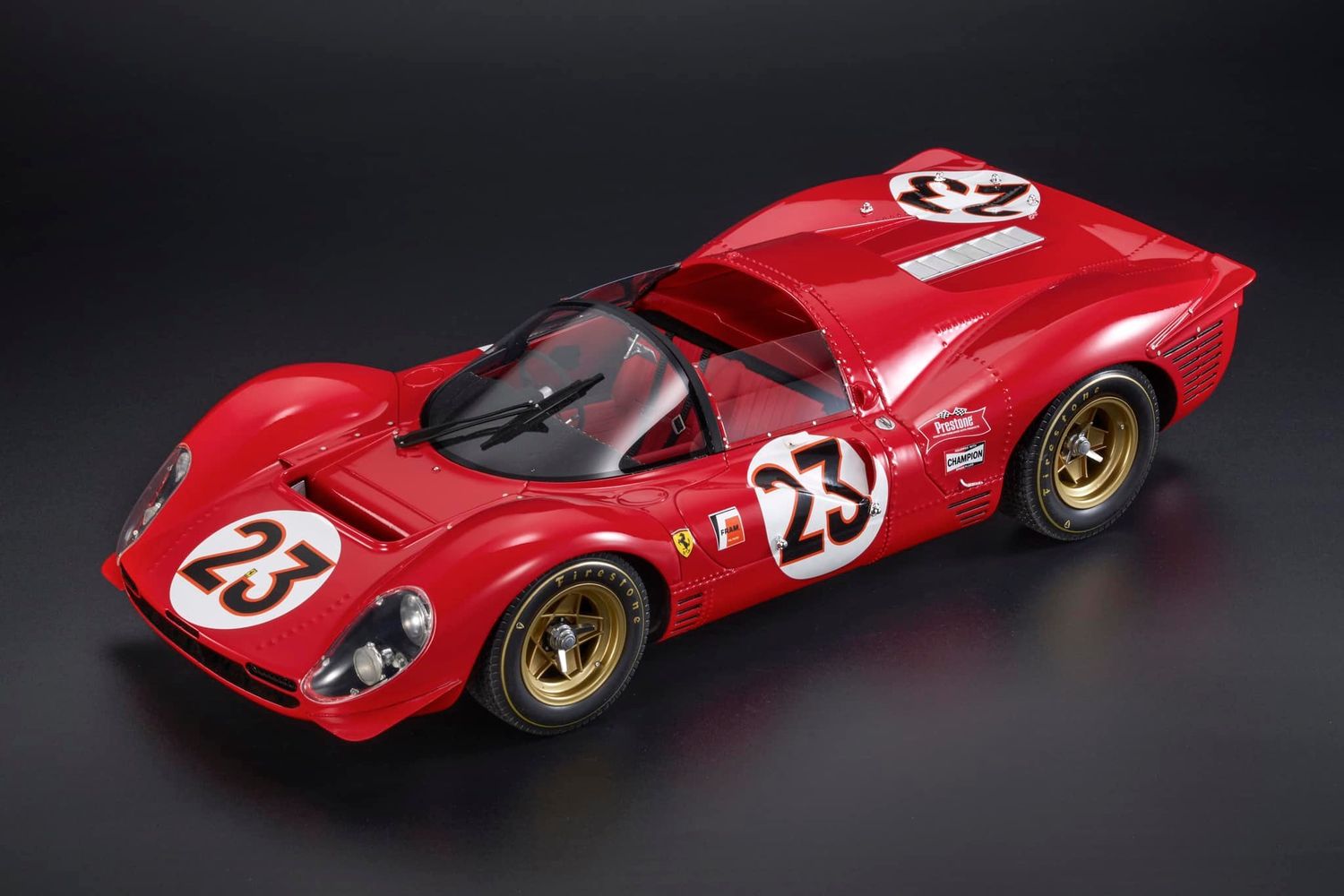 1:18 Top Marques - Ferrari 330 P4 Spider (1967) - No. 23 L. Bandini / C.Amon - Winner 24 Hours of Daytona 1967