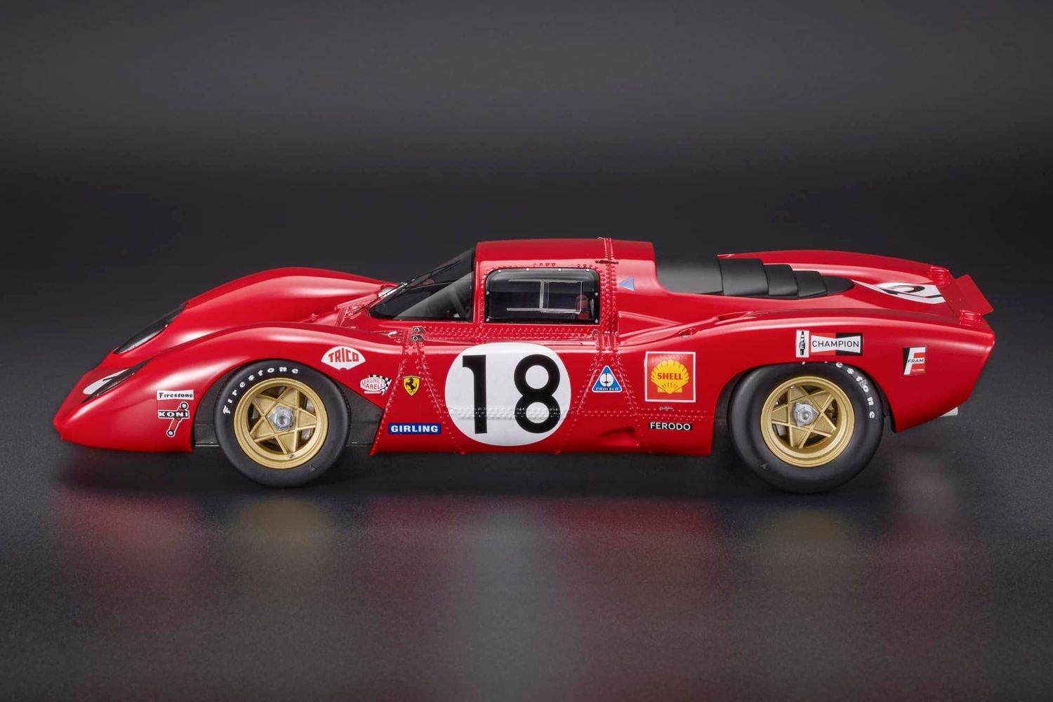 ☆レア*Provence完成品*1/43*Ferrari 312P Coupe #18 1969 Le