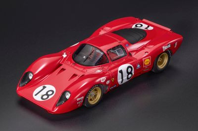 1:18 Top Marques - Ferrari 312P Coupé (1969) - nr.18 Pedro Rodriguez / David Piper - 24 Hours of Le Mans 1969 1:18 Top Marques - Ferrari 312P Coupé (1969) - nr.18 Pedro Rodriguez / David Piper - 24 Hours of Le Mans 1969