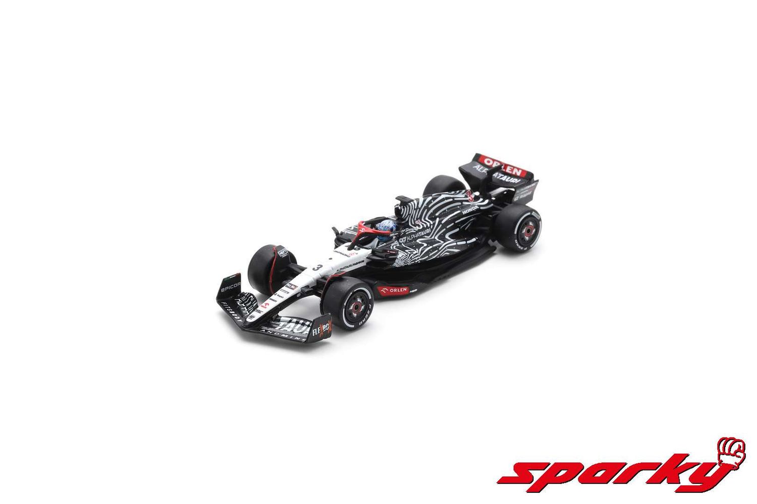 1:64 Spark - AlphaTauri AT04 No.3 Scuderia AlphaTauri Las Vegas GP2023 Daniel Ricciardo