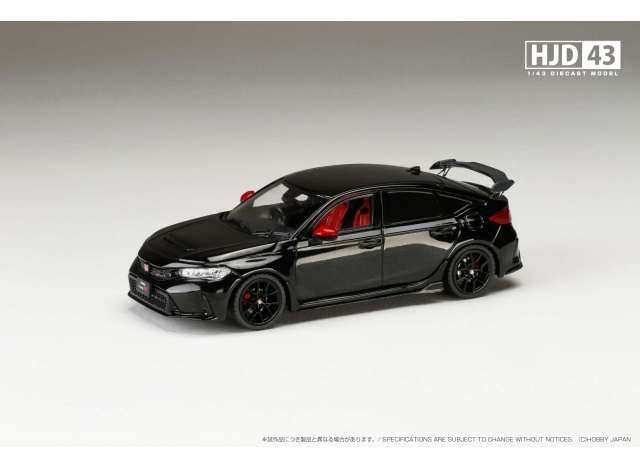 1:43 Hobby Japan - Honda Civic Type R (FL5) with Genuine Optional Parts, crystal black pearl