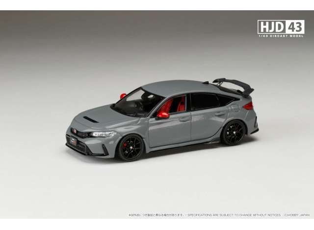 1:43 Hobby Japan - Honda Civic Type R (FL5) with Genuine Optional Parts, sonic gray pearl 1:43 Hobby Japan - Honda Civic Type R (FL5) with Genuine Optional Parts, sonic gray pearl