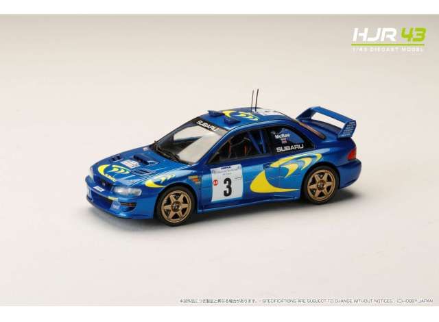 1:43 Hobby Japan - 1997 Subaru Impreza Tour de Corse #3 winner