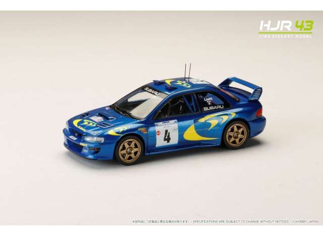 1:43 Hobby Japan - 1997 Subaru Impreza Tour de Corse #4 1:43 Hobby Japan - 1997 Subaru Impreza Tour de Corse #4