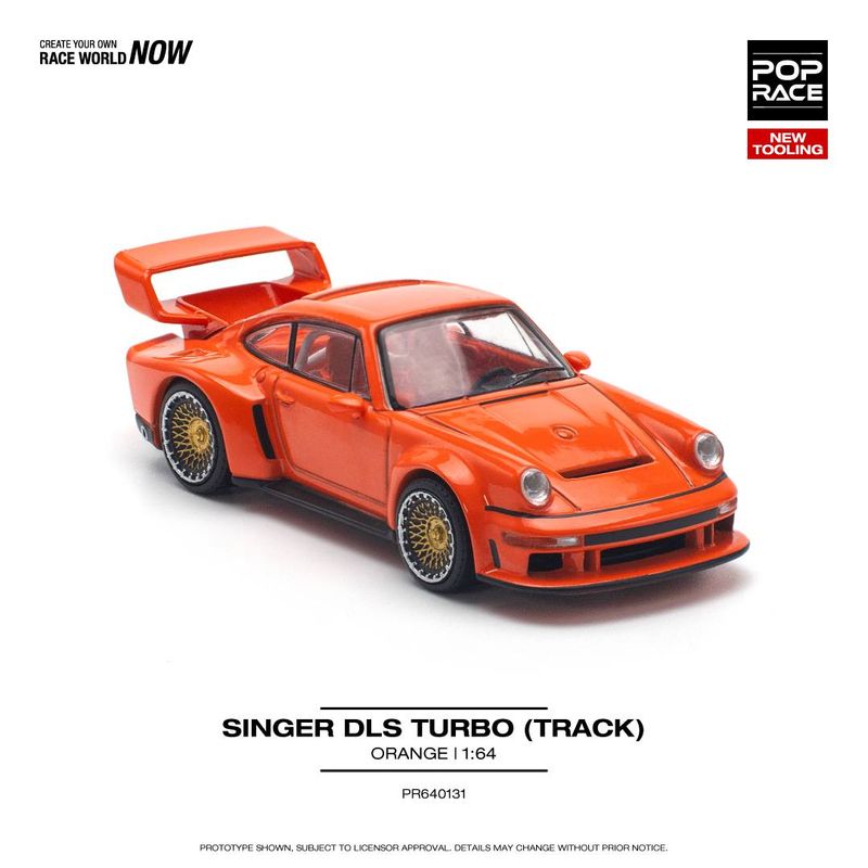 1:64 Pop Race Limited - Singer DLS Turbo (Track), orange