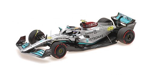 1:43 Minichamps - MERCEDES-AMG PETRONAS FORMULA ONE TEAM F1 W13 E PERFORMANCE – L. HAMILTON – 2ND HUNGARIAN GP 2022