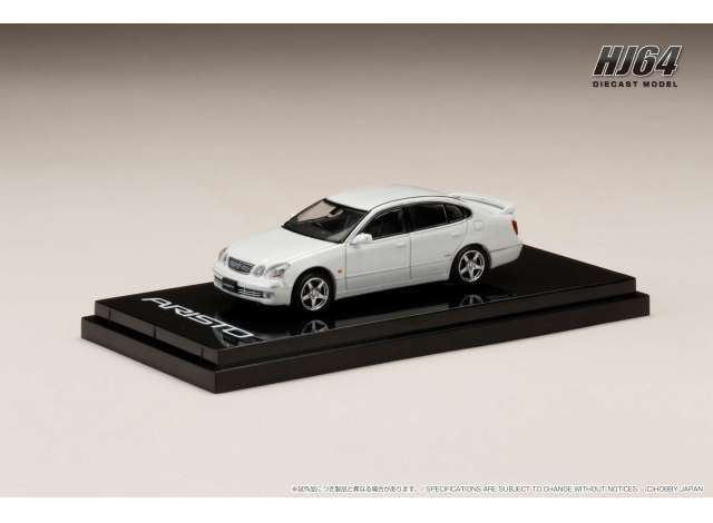 1:64 Hobby Japan - Toyota Aristo V300 Vertex Edition Early Version, white pearl crystal shine