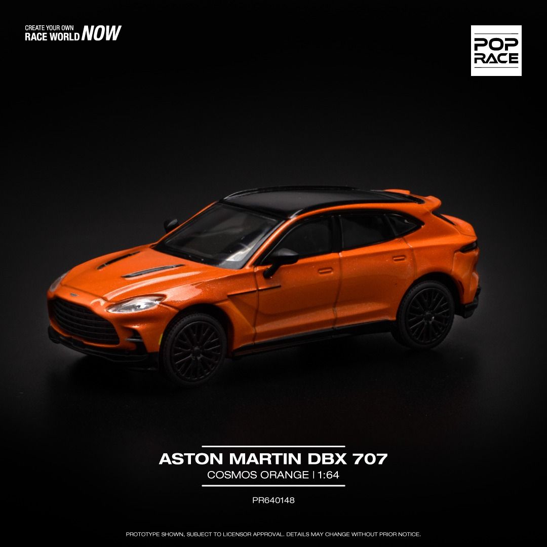 1:64 Pop Race Limited - Aston Martin DBX 707, cosmos orange