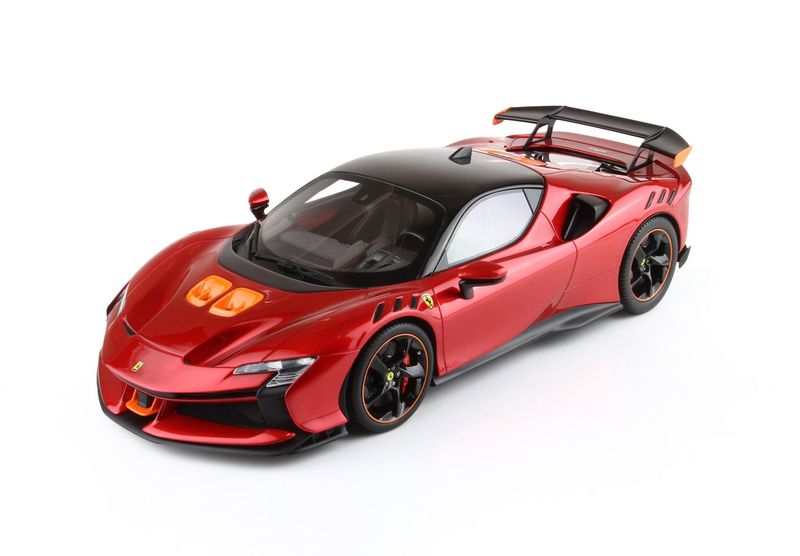 1:12 BBR - Ferrari SF90XX Stradale Red Fuoco Orange Air Intakes 1:12 BBR - Ferrari SF90XX Stradale Red Fuoco Orange Air Intakes