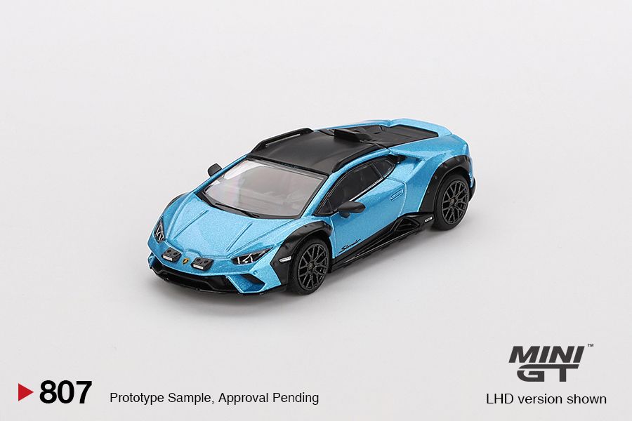 1:64 Mini GT - 2024 Lamborghini Huracan Sterrato, blue aegir