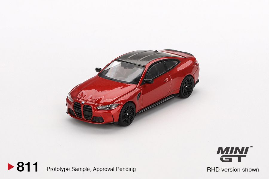 1:64 Mini GT - 2024 BMW M4 (G82) Competition, sakhir orange