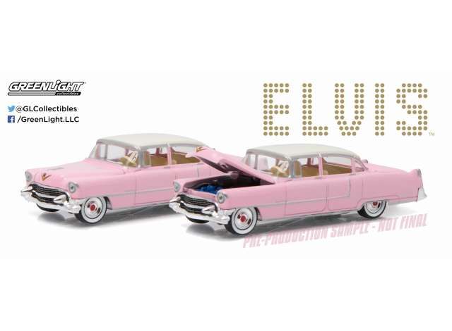 1:64 Greenlight - 1955 Cadillac Fleetwood Series 60 Elvis Presley (1935-77) *Hollywood series 14*