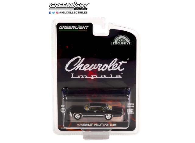 1:64 Greenlight - 1967 Chevrolet Impala Sport Sedan, tuxedo black