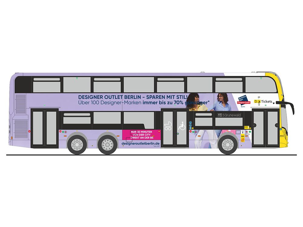 1:87 Rietze - Alexander Dennis Enviro 500 BVG - Designer Outlet Berlin