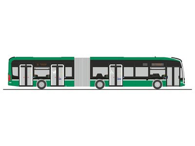 1:87 Rietze - Mercedes Benz eCITARO G BVB Basler Verkehrsbetriebe 1:87 Rietze - Mercedes Benz eCITARO G BVB Basler Verkehrsbetriebe
