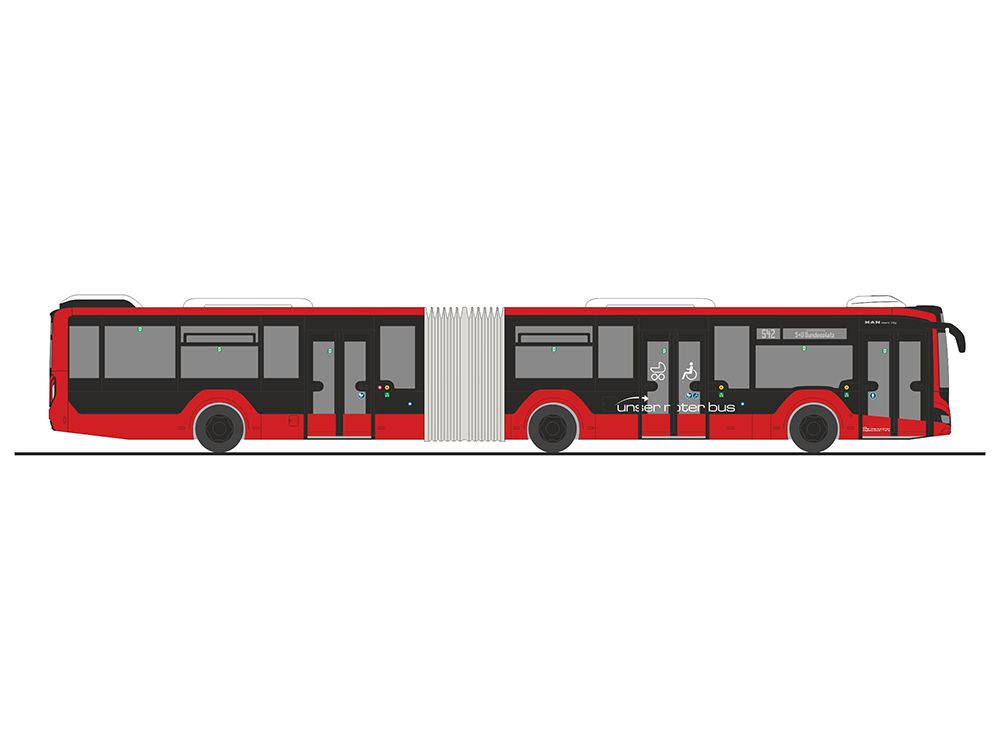 1:87 Rietze - Man LION'S City 18 Unser roter Bus Ueckermünde 2018