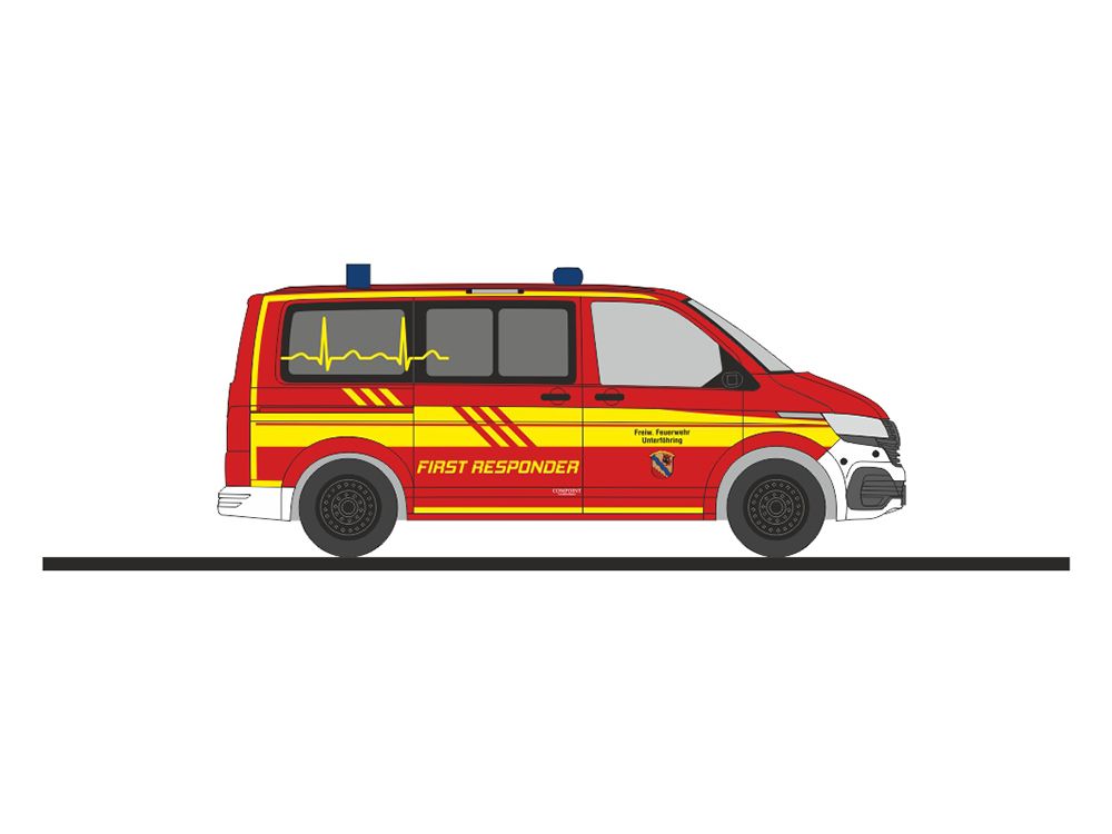 1:87 Rietze - VW T6.1 First Responder Feuerwehr Unterföhring