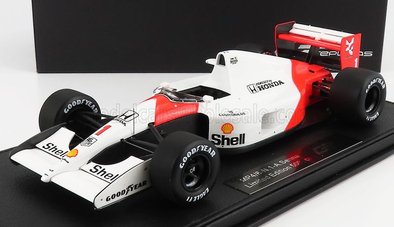 1:12 GP Replicas - McLaren F1 MP4/6 Honda #1 World Champion Pole Position and Winner Brazilian GP 1991 Ayrton Senna *Bild vom 1:18er*