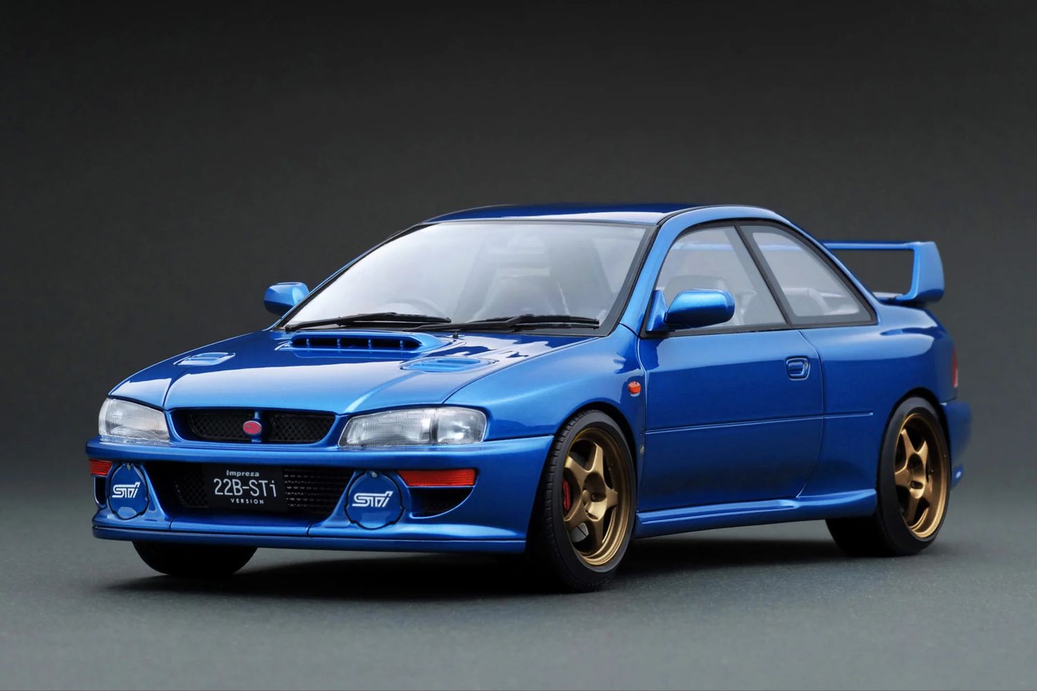 1:18 Ignition - SUBARU Impreza 22B-Sti Version (GC8改) Blue