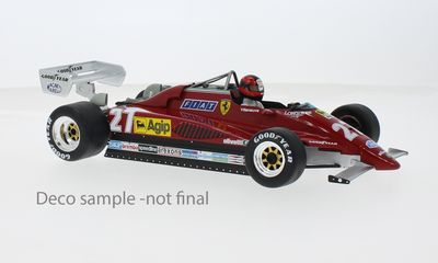 1:18 MCG - Ferrari 126C2 #27  Scuderia Ferrari SpA SEFAC GP Belgien G. Villeneuve 1982