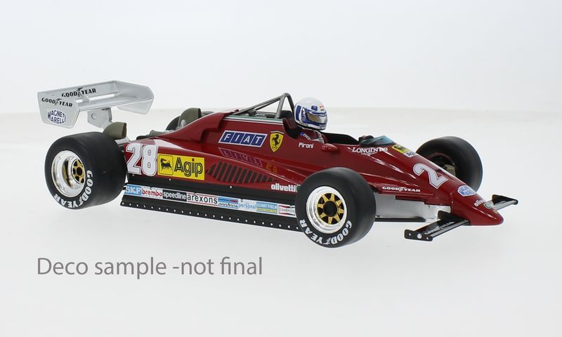 1:18 MCG - Ferrari 126C2 #28 Scuderia Ferrari SpA SEFAC GP Monaco D.Pironi 1982 1:18 MCG - Ferrari 126C2 #28 Scuderia Ferrari SpA SEFAC GP Monaco D.Pironi 1982