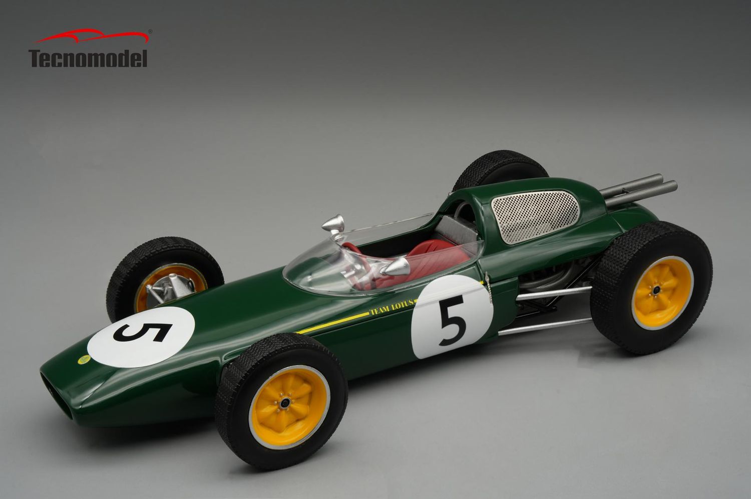 1:18 Tecnomodel - Lotus 24 #5 Winner Barc 200 Aintree British GP 1962 J. Clark