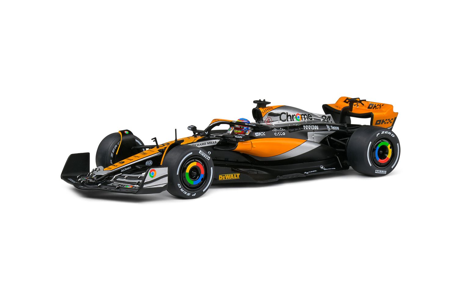 1:43 Solido - McLaren MCL60 – GREAT BRITAIN GP – 2023 – O.PIASTRI