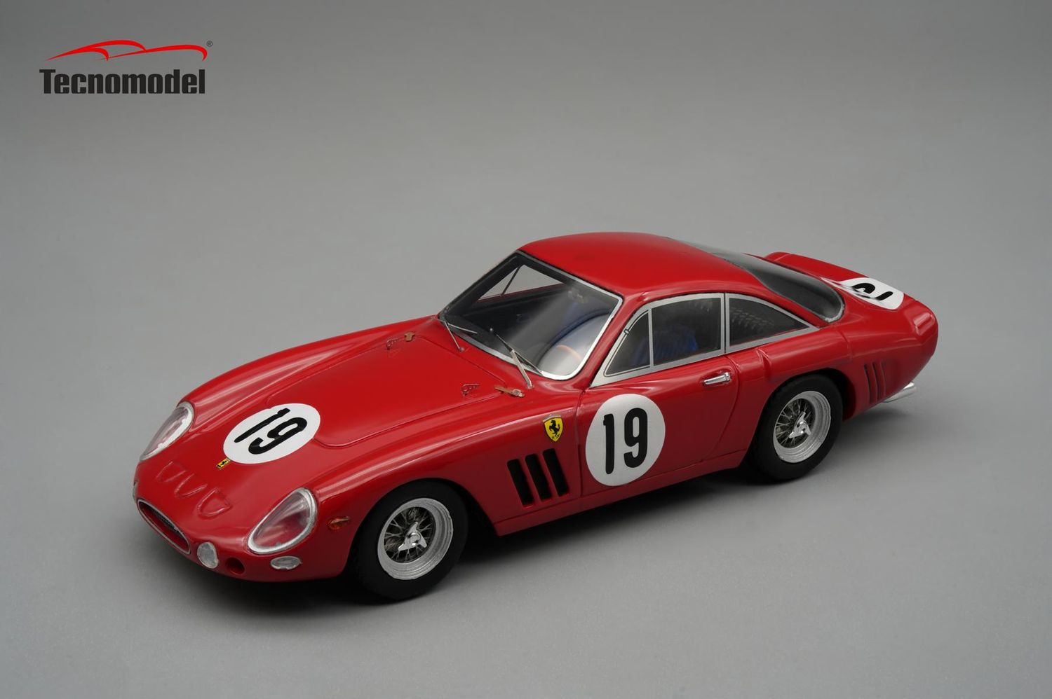 1:43 Tecnomodel - Ferrari 330 LMB 4.0L V12 Team Ferrari Sefac #19 12h Sebring 1963 Mike Parkers - Lorenzo Bandini