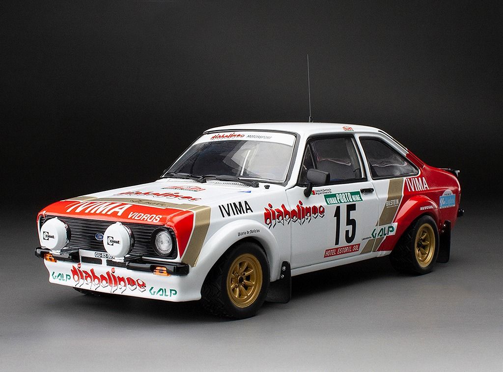 1:18 Sunstar - Ford Escort Mk II RS 1800, No.15, Rallye WM, Rallye Portugal, J.Santos/M.Oliveira, 1983