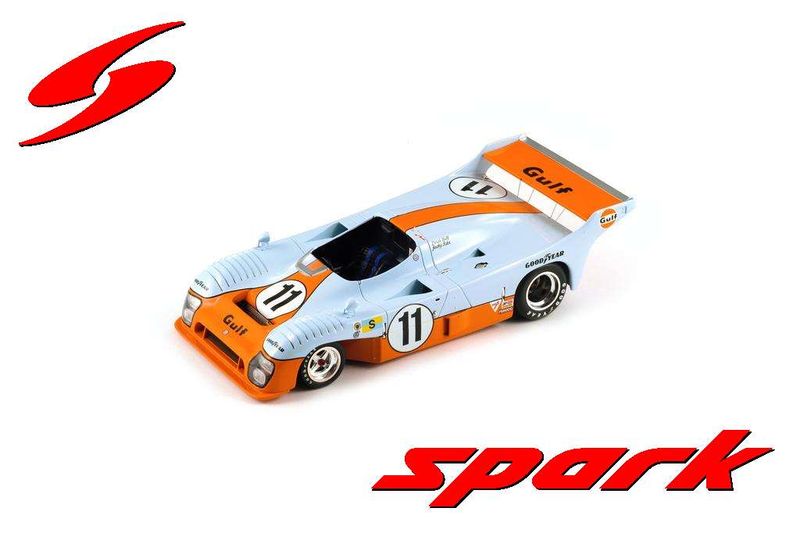 1:18 Spark - Gulf-Mirage GR8 No.11 Winner 24H Le Mans 1975 J. Ickx - D. Bell 1:18 Spark - Gulf-Mirage GR8 No.11 Winner 24H Le Mans 1975 J. Ickx - D. Bell