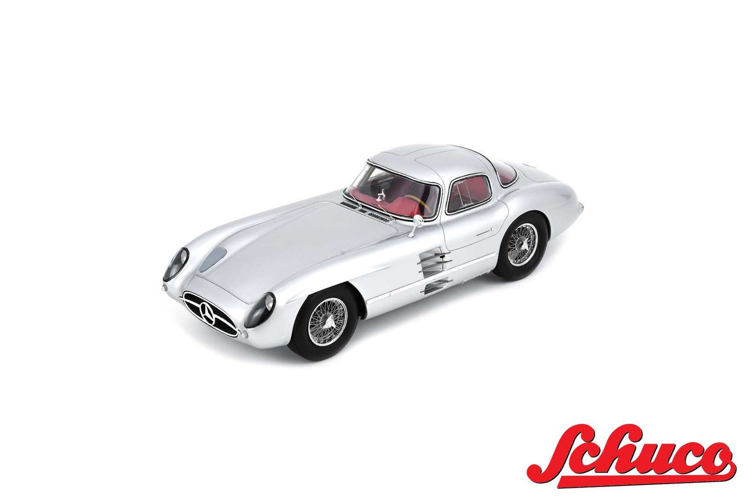 1:18 Schuco - Mercedes-Benz 300 SLR Uhlenhaut Coupé 1955 Silber