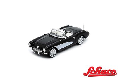 1:43 Schuco - Corvette C1 V8 1956 Schwarz