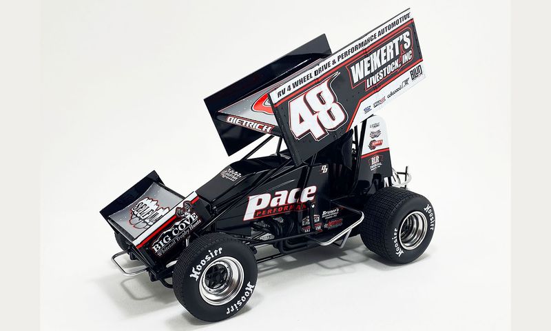 1:18 ACME - 2024 #48 Gary Kauffman Racing Sprint Car - Danny Dietrich 1:18 ACME - 2024 #48 Gary Kauffman Racing Sprint Car - Danny Dietrich