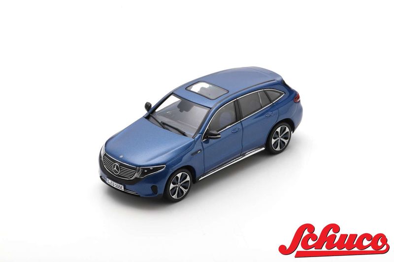 1:43 Schuco - N293 Mercedes EQC 2019 - Spectral blue metallic