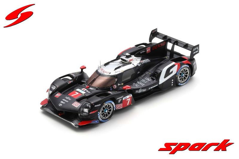 1:18 Spark - TOYOTA GR010 - HYBRID No.7 TOYOTA GAZOO RACING 2nd Le Mans 24H 2024 J. M. Lòpez - K. Kobayashi - N. de Vries 1:18 Spark - TOYOTA GR010 - HYBRID No.7 TOYOTA GAZOO RACING 2nd Le Mans 24H 2024 J. M. Lòpez - K. Kobayashi - N. de Vries