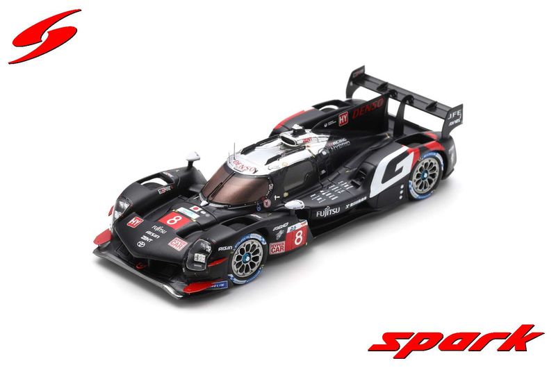 1:18 Spark - TOYOTA GR010 - HYBRID No.8 TOYOTA GAZOO RACING 5th Le Mans 24H 2024 S. Buemi - B. Hartley - R. Hirakawa 1:18 Spark - TOYOTA GR010 - HYBRID No.8 TOYOTA GAZOO RACING 5th Le Mans 24H 2024 S. Buemi - B. Hartley - R. Hirakawa