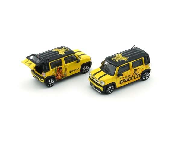 1:64 BM Creations - 2019 Suzuki Hustler *Bruce Lee*, yellow/black RHD