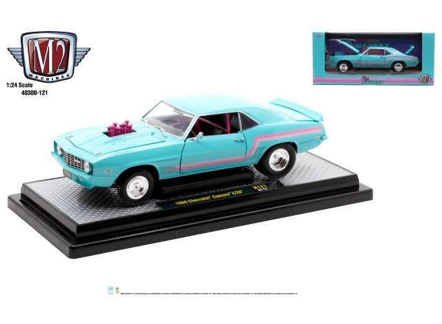 1:24 M2 Machines - 1969 Chevrolet Camaro Z/28, turquoise