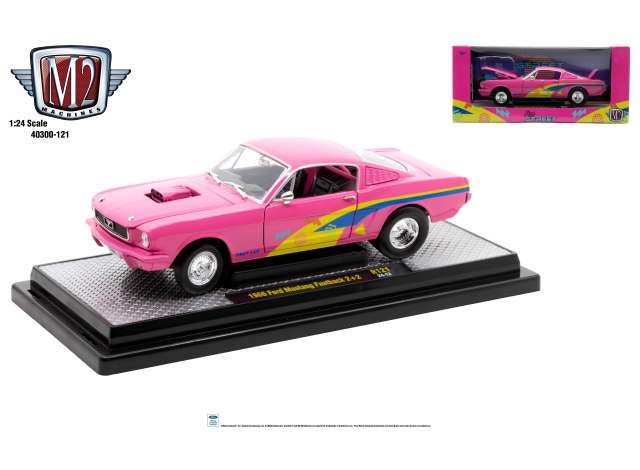 1:24 M2 Machines - 1966 Ford Mustang Fastback 2+2, pink 1:24 M2 Machines - 1966 Ford Mustang Fastback 2+2, pink
